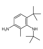 3-N,4-ditert-butyl-2-methylbenzene-1,3-diamine结构式