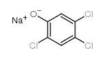 2,4,5-三氯苯酚钠结构式