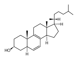 5α-cholesta-6,8-dien-3β-ol Structure
