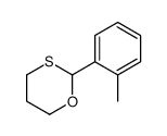 2-(2-methylphenyl)-1,3-oxathiane结构式