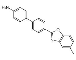 4-[4-(5-methyl-1,3-benzoxazol-2-yl)phenyl]aniline Structure