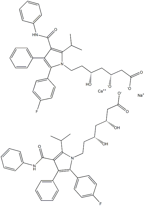 (3S,5S)-Atorvastatin (sodium salt) Structure