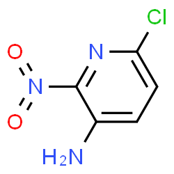 6-氯-2-硝基吡啶-3-胺结构式
