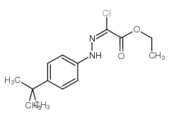 2-氯-2-[2-(4-叔丁基苯基)亚肼基]乙酸乙酯结构式