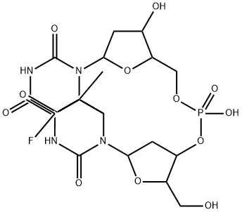 deoxythymidine phosphate fluorouridine Structure