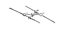 bis(1-(tert-butylimino)-3-methylbut-2-en-2-olate)nickel(II)结构式