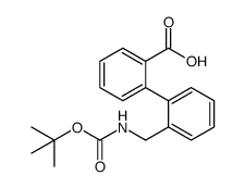 2-(Boc-氨基甲基)-联苯-2-羧酸结构式