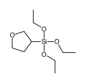 triethoxy(oxolan-3-yl)silane Structure