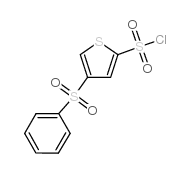 4-苯基噻酚-2,4-二磺酰氯结构式
