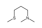 N,N-dimethyl-3-methylsulfanylpropan-1-amine结构式