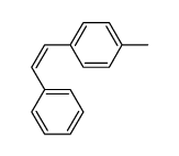 1-METHYL-4-((E)-STYRYL)-BENZENE结构式