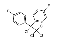 1,1,1,2-tetrachloro-2,2-bis-(4-fluoro-phenyl)-ethane Structure