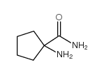 顺式-2-氨基-1-环戊甲酰胺结构式