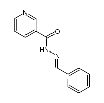 benzaldehyde nicotinoylhydrazone结构式