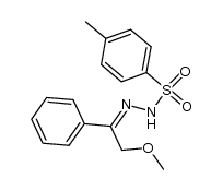 ω-Methoxy-acetophenon-p-toluolsulfonylhydrazon结构式