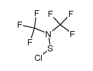 sulfur bis(trifluoromethyl)amide chloride结构式
