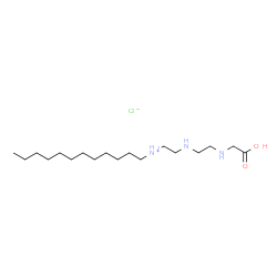 N-[2-[[2-(dodecylamino)ethyl]amino]ethyl]glycine monohydrochloride Structure