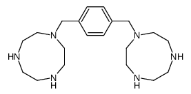 1-[[4-(1,4,7-triazonan-1-ylmethyl)phenyl]methyl]-1,4,7-triazonane结构式