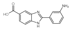 2-(3-Aminophenyl)-1H-benzimidazole-5-carboxylic acid结构式