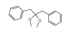 1,3-diphenylacetone dimethyl acetal Structure