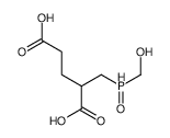 2,4-dicarboxybutyl-(hydroxymethyl)-oxophosphanium Structure