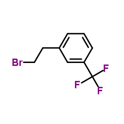 1-(2-溴乙基)-3-(三氟甲基)苯结构式