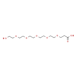 Hydroxy-PEG5-acid Structure