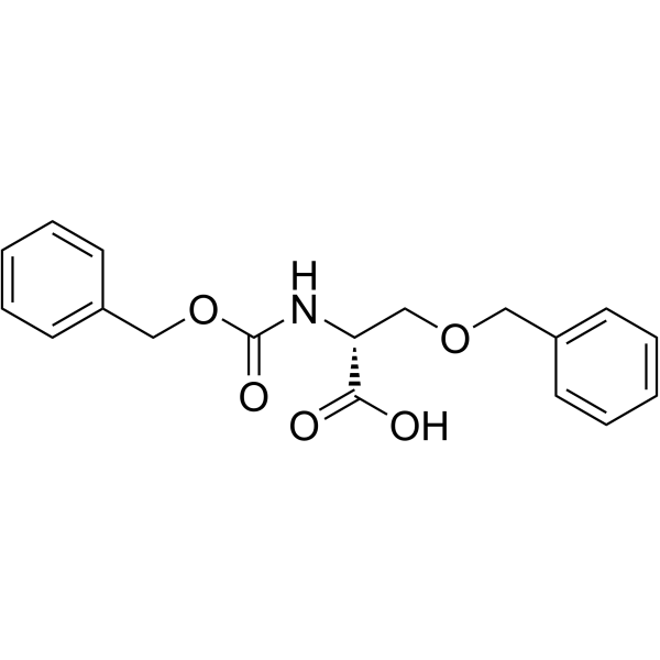 Cbz-O-苄基-L-丝氨酸结构式
