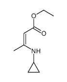 ethyl 3-(cyclopropylamino)but-2-enoate结构式