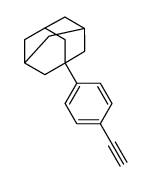 1-(4-乙炔苯基)金刚烷结构式