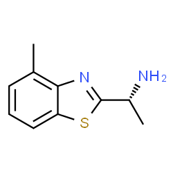 2-Benzothiazolemethanamine,alpha,4-dimethyl-,(alphaR)-(9CI)结构式