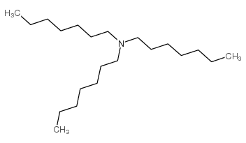 tri-n-heptylamine Structure