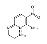 2,6-Diamino-N2-(2-aminoethyl)-5-nitropyridine structure