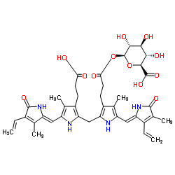 mono(glucosyluronic acid)bilirubin Structure