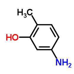5-Amino-2-methylphenol Structure