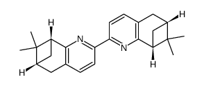 (6R,6R',8R,8R')-(+)-5,5',6,6',7,7',8,8'-octahydro-7,7,7',7'-tetramethylbi(6,8-methanoquinoline)结构式