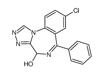 4-Hydroxy Estazolam结构式