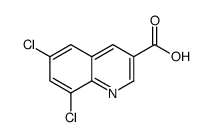 6,8-dichloroquinoline-3-carboxylic acid Structure
