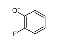 2-fluorophenolate anion Structure