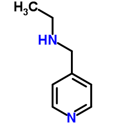 N-(4-吡啶甲基)乙胺结构式