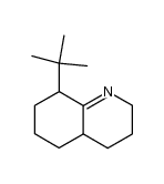 8-t-butyl-2,3,4,4a,5,6,7,8-octahydroquinoline结构式