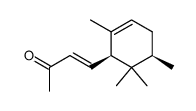(E)-4-(2,5β,6,6-Tetramethyl-2-cyclohexene-1β-yl)-3-butene-2-one结构式