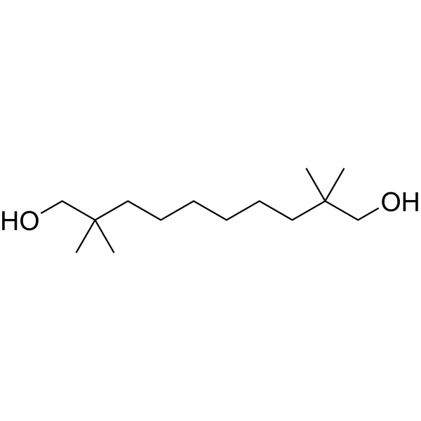 1,10-Decanediol,2,2,9,9-tetramethyl- Structure