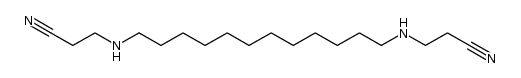 3-(12-[(2-cyanoethyl)amino]dodecylamino)propanenitrile结构式