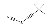 3,3-dimethyl-1-butynyl thiocyanate Structure