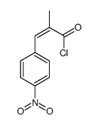 2-methyl-3-(4-nitrophenyl)prop-2-enoyl chloride Structure