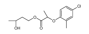 3-hydroxybutyl 2-(4-chloro-2-methylphenoxy)propionate Structure