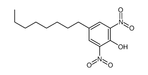 2,6-dinitro-4-octylphenol Structure