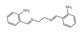 N,N'-双(2-氨基苯亚甲基)乙二胺结构式