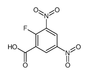 2-Fluoro-3,5-dinitrobenzoic acid结构式